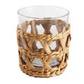 Seagrass Sleeve Tumbler Glass Cup Grass wrapped